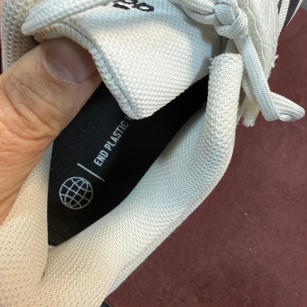 Adidas Powerlift 5 Mens White Athletic Weightlifting Shoes Size 8 Gym Training